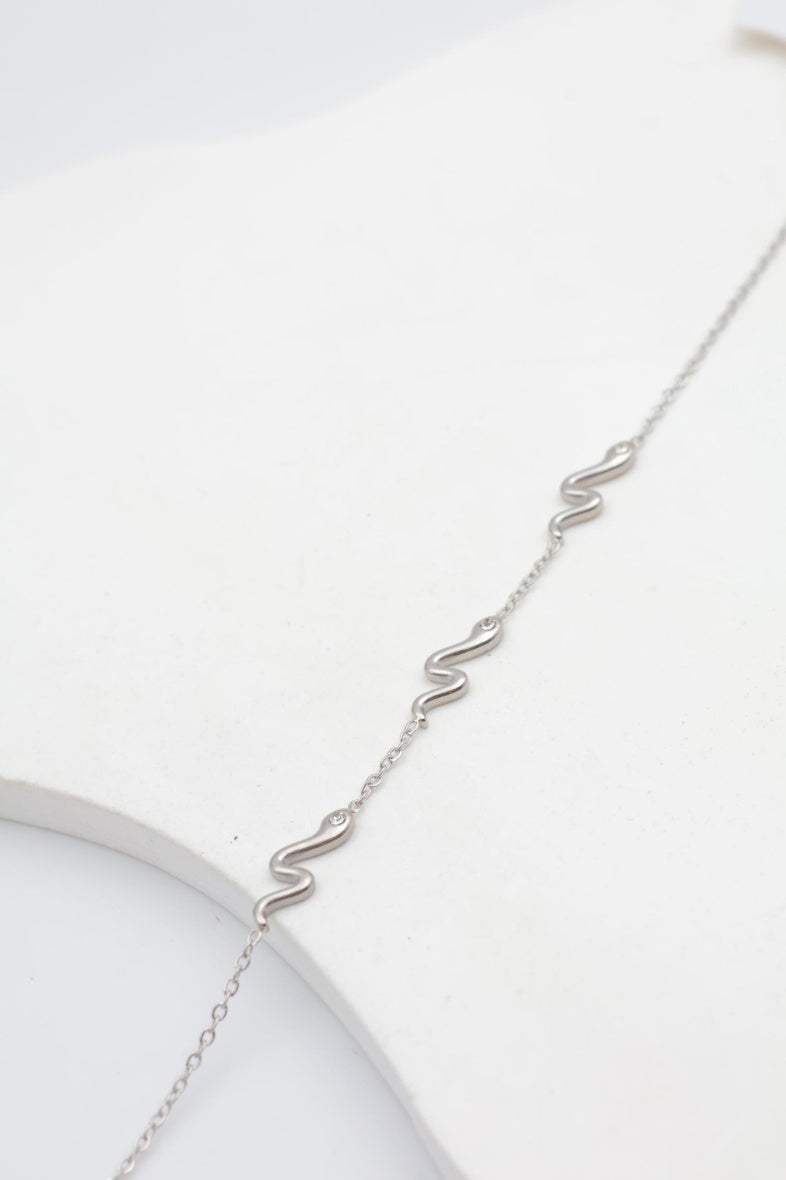 Bracelet en acier inoxydable - ARGENT