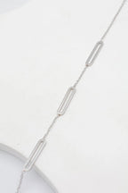 Bracelet en acier inoxydable - ARGENT