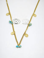 Collier en acier inoxydable - BLEU