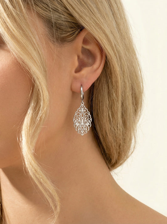 Boucles d’oreilles en acier inoxydable