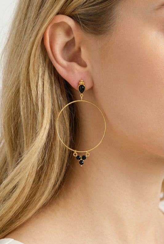 Boucles d’oreilles en acier inoxydable