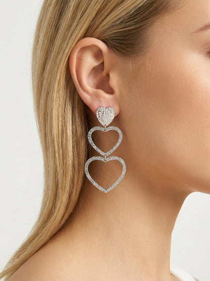 Boucles d’oreilles en acier inoxydable