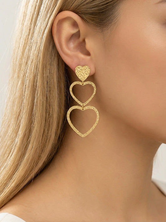 Boucles d’oreilles en acier inoxydable