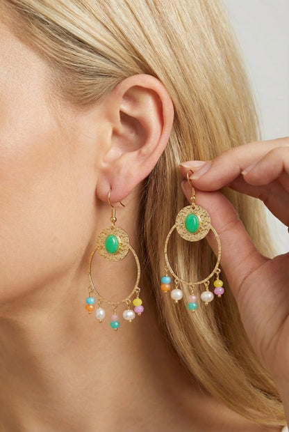 Boucles d’oreilles en acier inoxydable