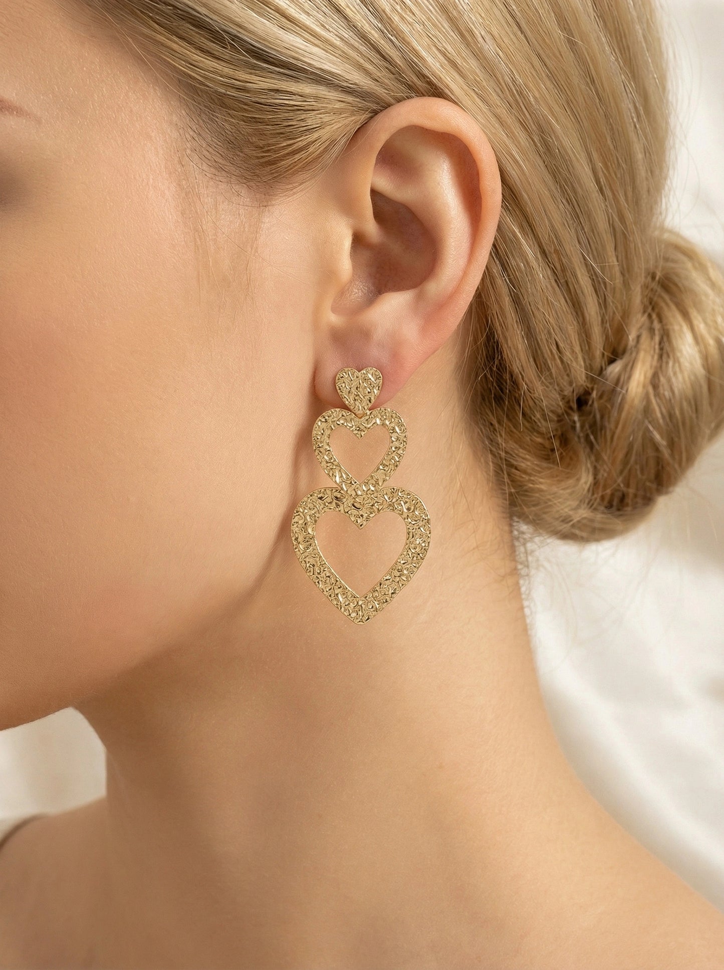 Boucles d’oreilles en acier inoxydable