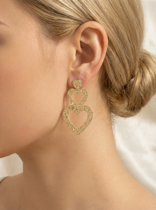 Boucles d’oreilles en acier inoxydable