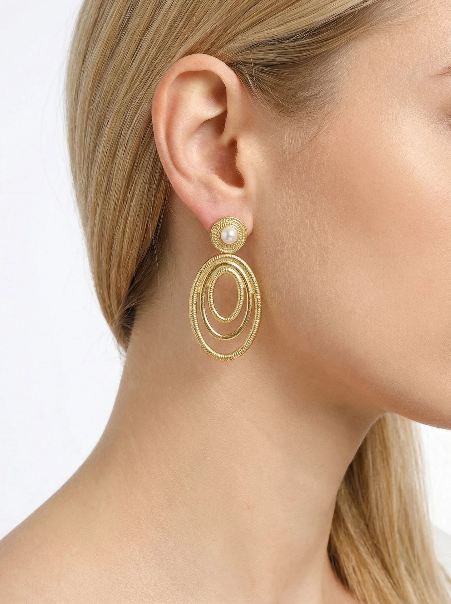 Boucles d’oreilles en acier inoxydable