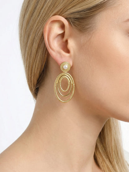 Boucles d’oreilles en acier inoxydable