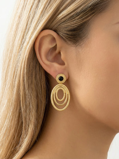 Boucles d’oreilles en acier inoxydable