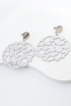 Boucles d'oreilles en acier inoxydable - ARGENT