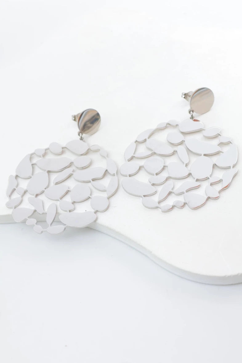 Boucles d’oreilles en acier inoxydable
