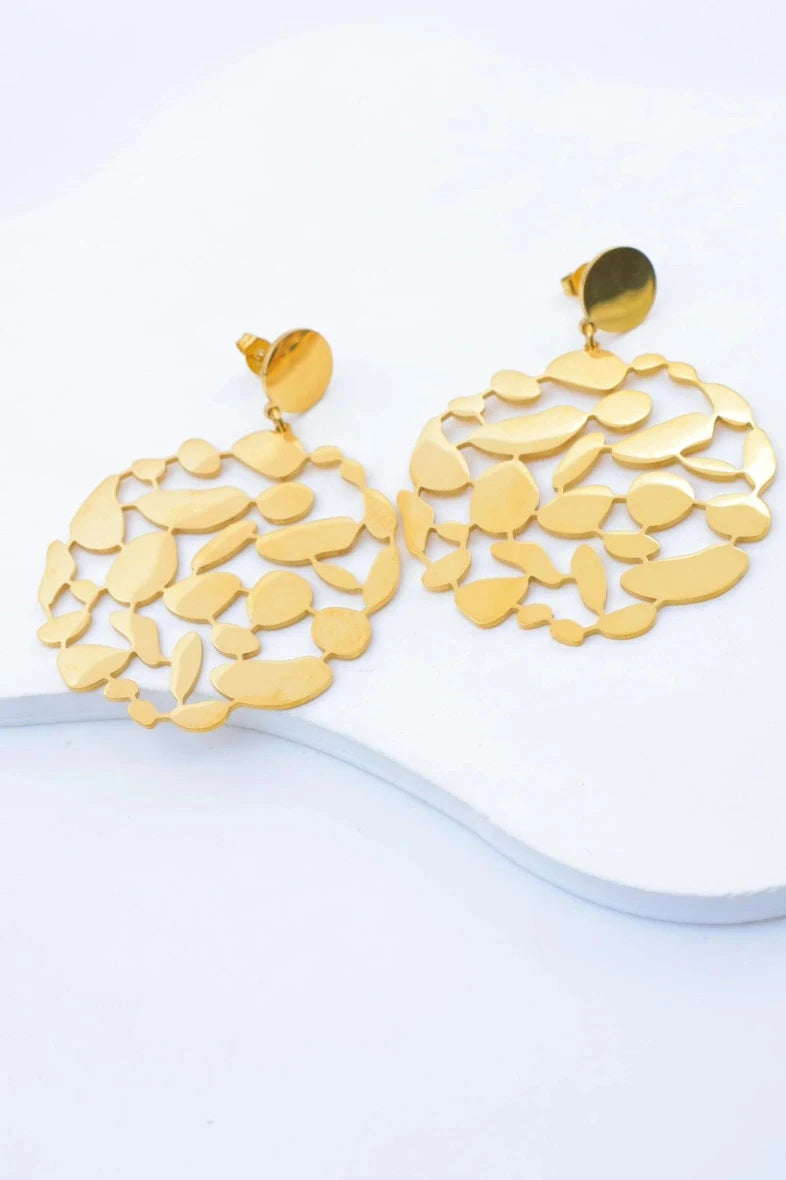 Boucles d’oreilles en acier inoxydable