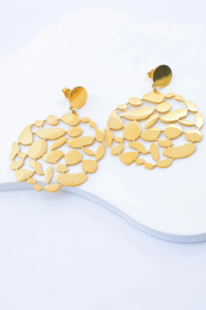 Boucles d'oreilles en acier inoxydable - DORÉ