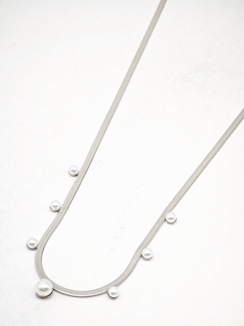 Collier en acier inoxydable - ARGENT