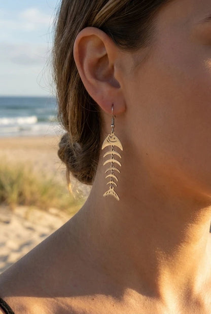 Boucles d’oreilles en acier inoxydable