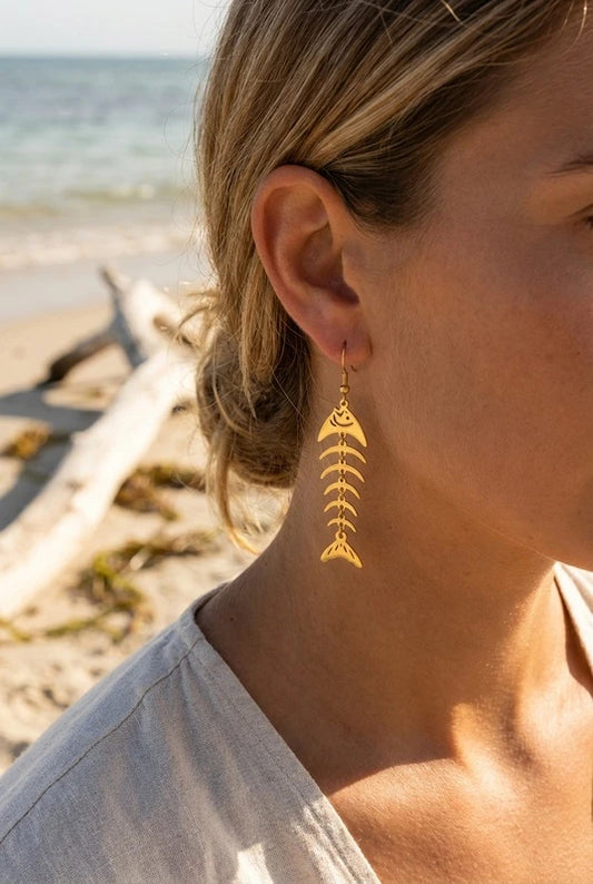 Boucles d’oreilles en acier inoxydable