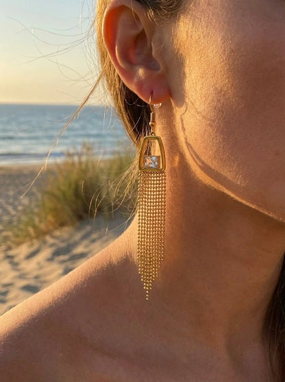 Boucles d’oreilles en acier inoxydable