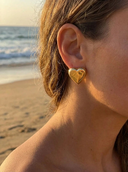 Boucles d’oreilles en acier inoxydable
