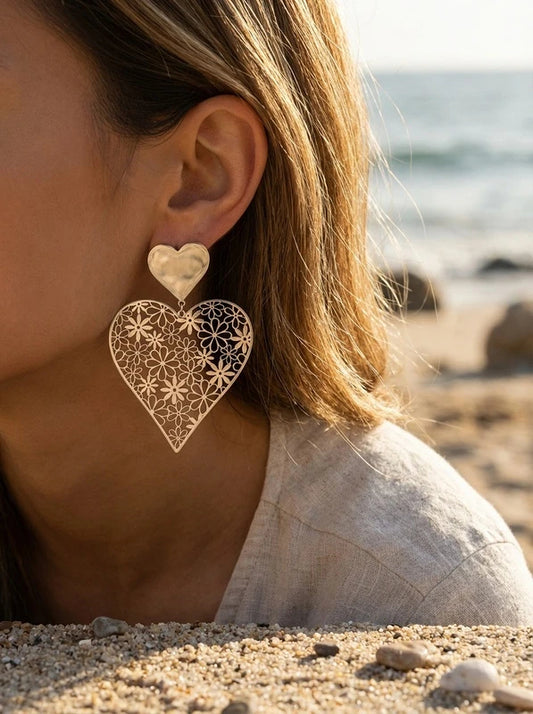 Boucles d’oreilles en acier inoxydable