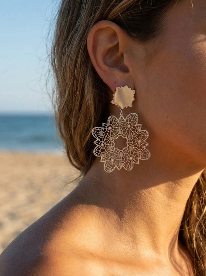Boucles d’oreilles en acier inoxydable