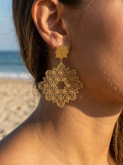 Boucles d’oreilles en acier inoxydable