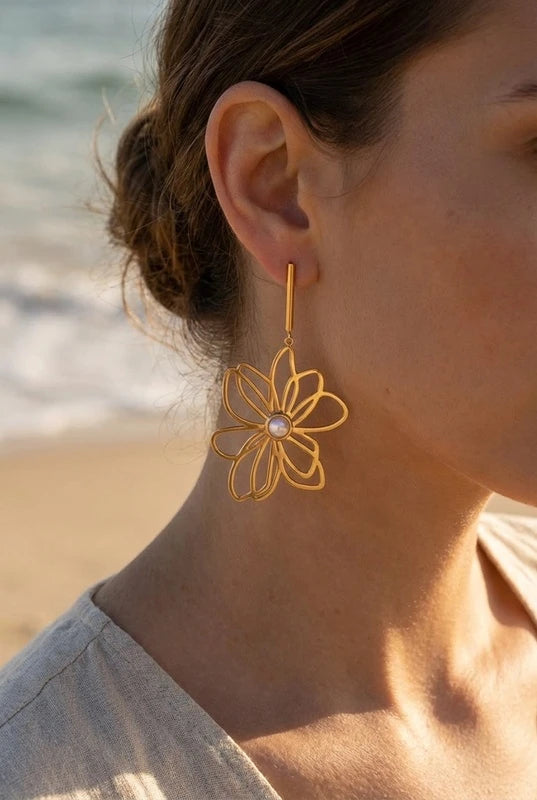 Boucles d’oreilles en acier inoxydable
