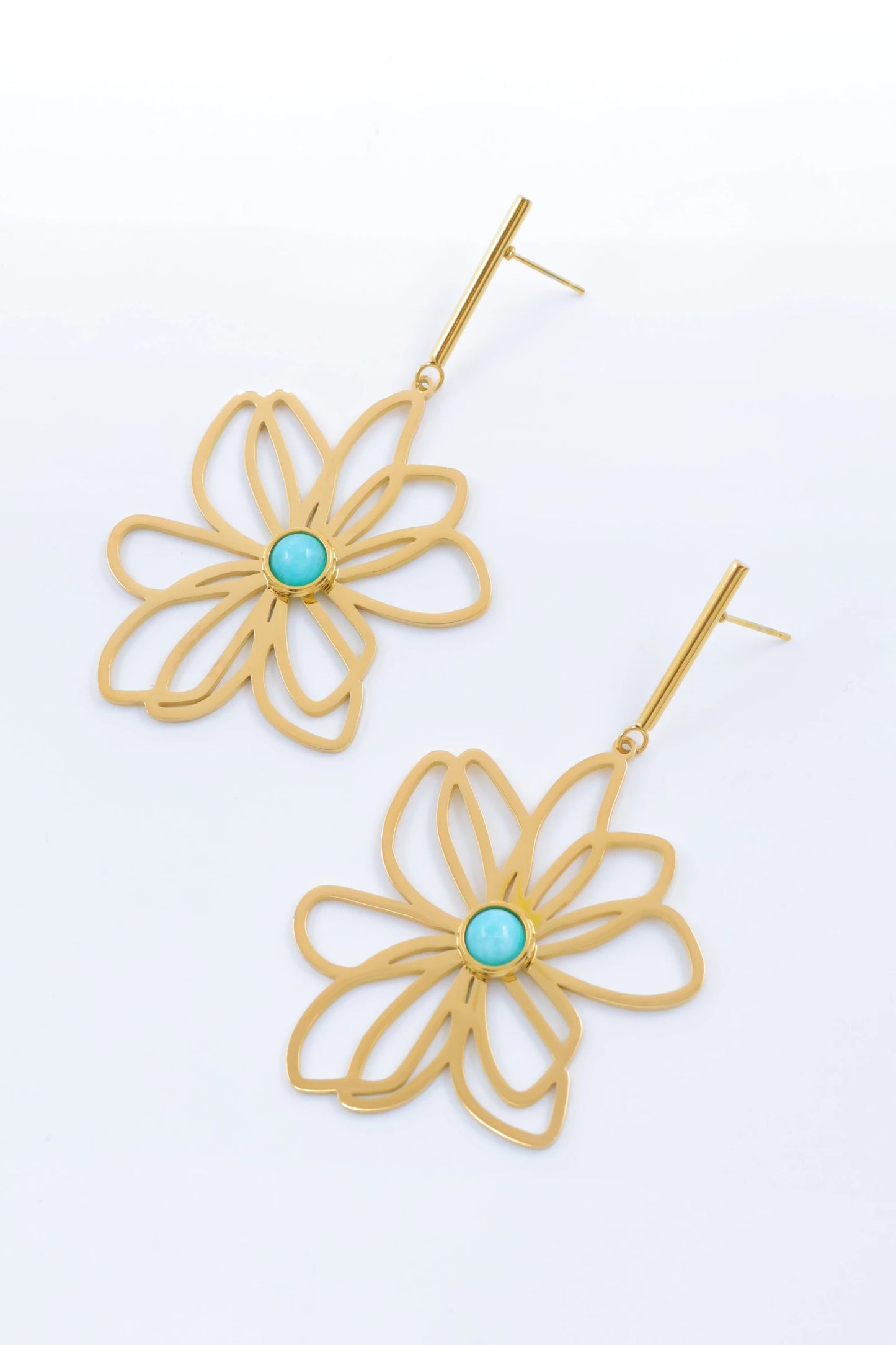 Boucles d’oreilles en acier inoxydable