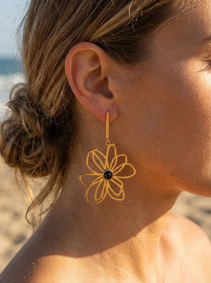 Boucles d’oreilles en acier inoxydable