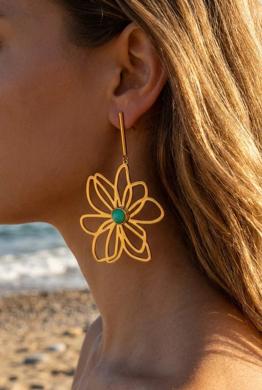 Boucles d’oreilles en acier inoxydable