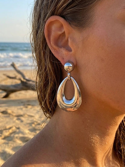 Boucles d’oreilles en acier inoxydable