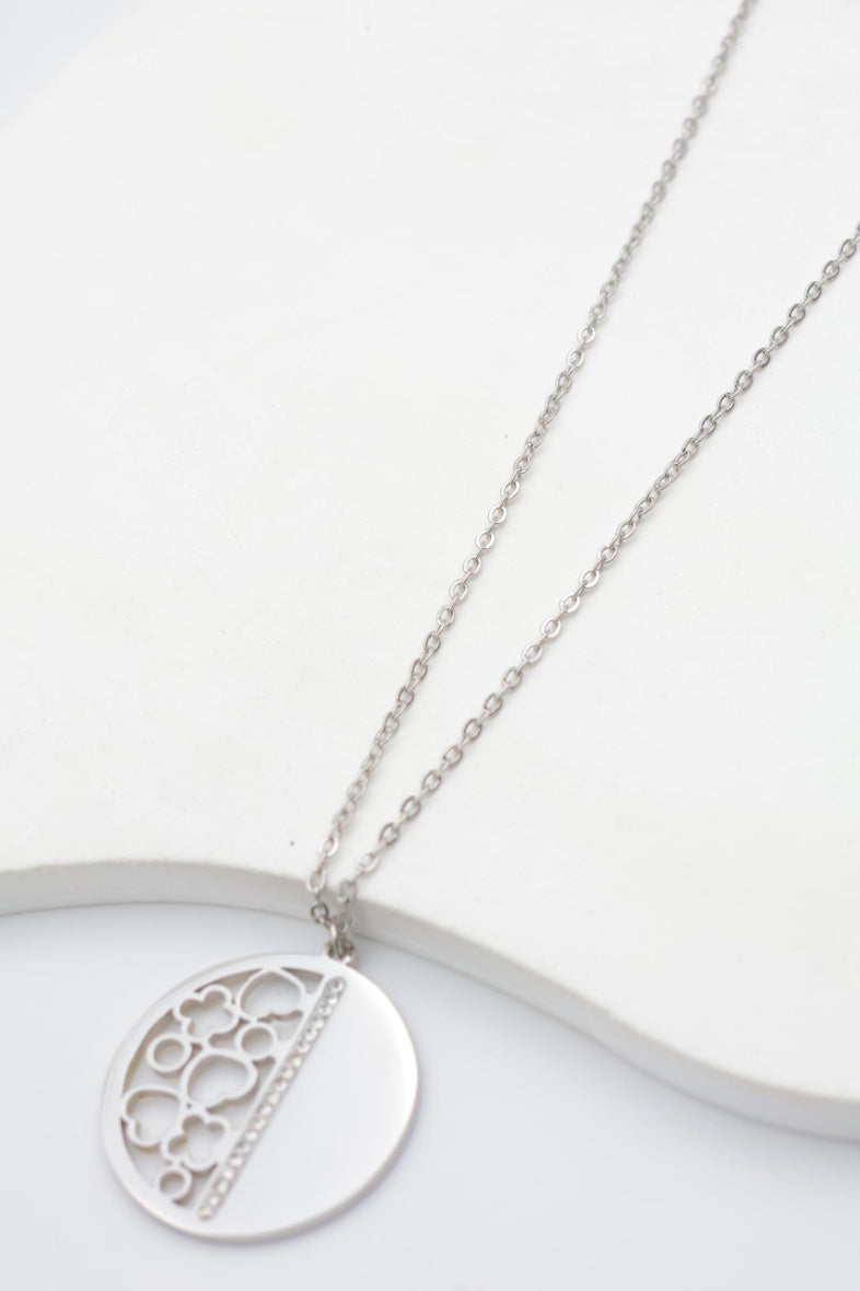 Collier en acier inoxydable - ARGENT