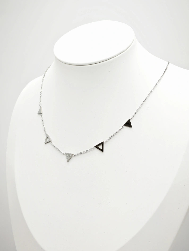 Collier en acier inoxydable - ARGENT