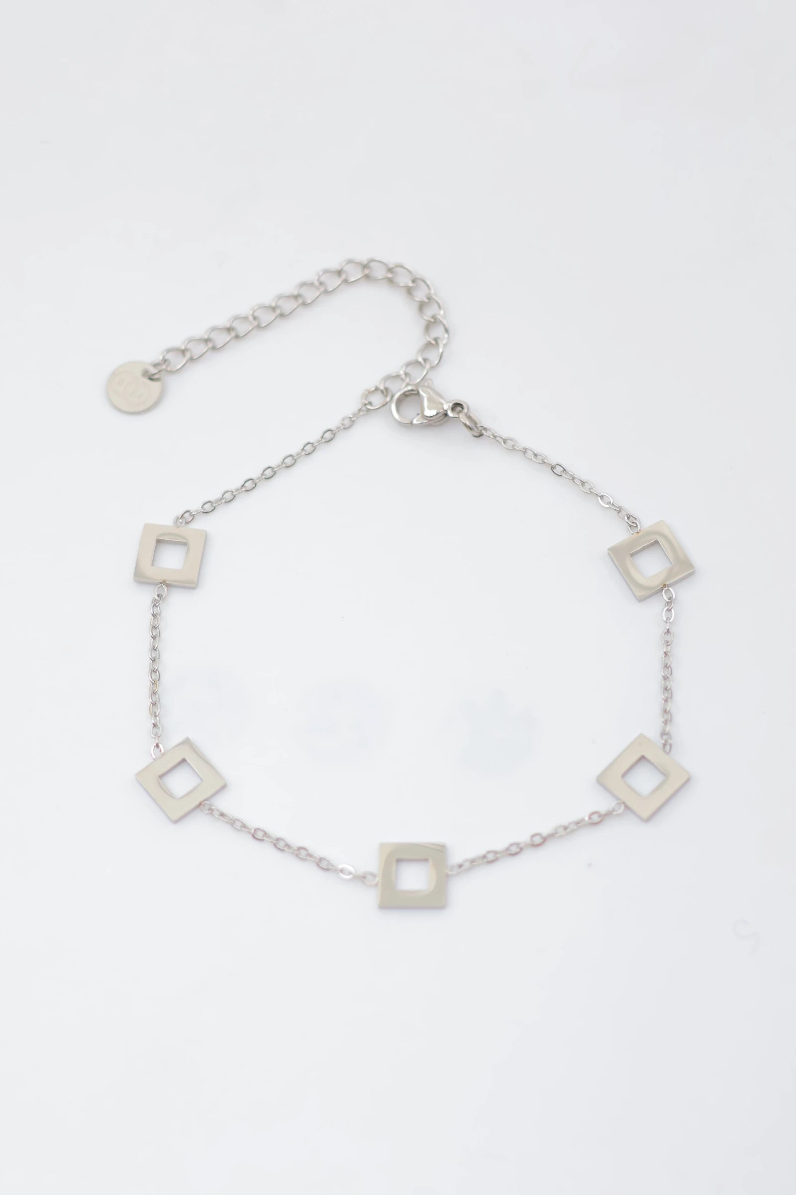 Chaîne de cheville en acier inoxydable - ARGENT