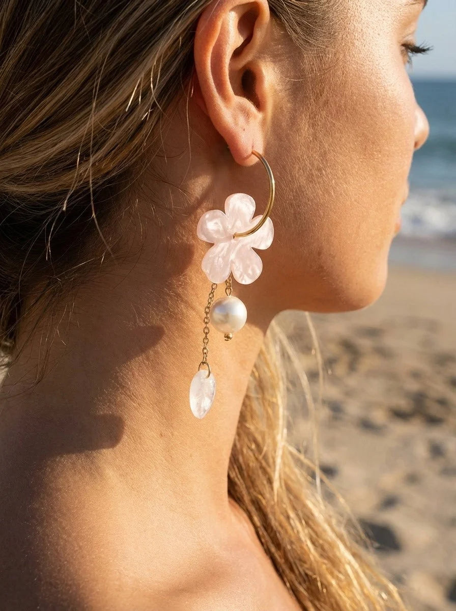 Boucles d’oreilles en acier inoxydable