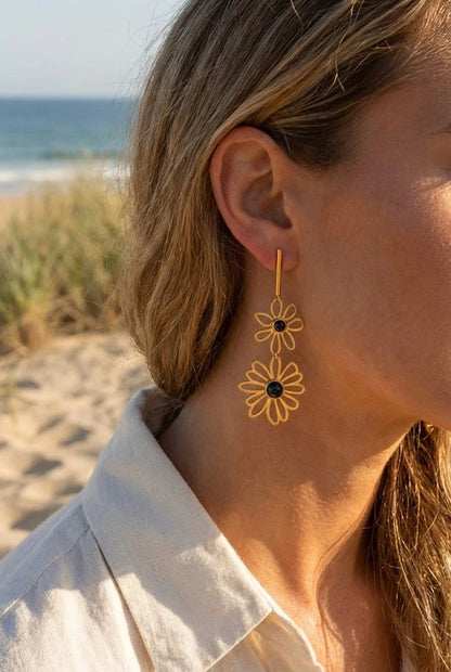 Boucles d’oreilles en acier inoxydable