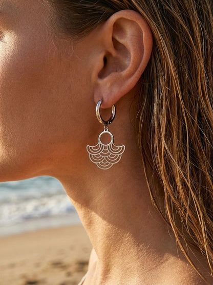 Boucles d’oreilles en acier inoxydable