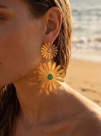 Boucles d’oreilles en acier inoxydable