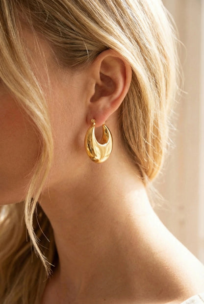 Boucles d’oreilles en acier inoxydable