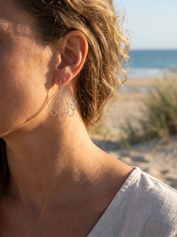 Boucles d’oreilles en acier inoxydable