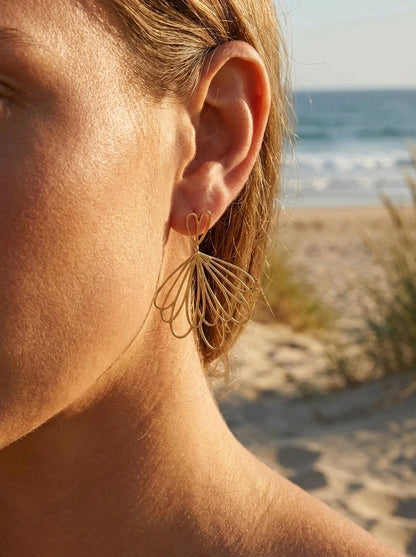 Boucles d’oreilles en acier inoxydable