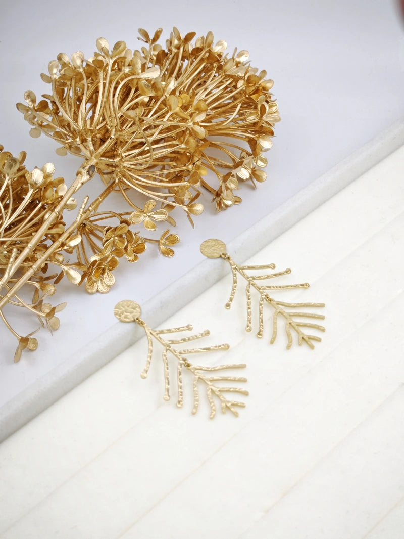 Boucles d'oreilles en acier inoxydable - DORÉ