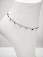 Chaîne de cheville en acier inoxydable - ARGENT