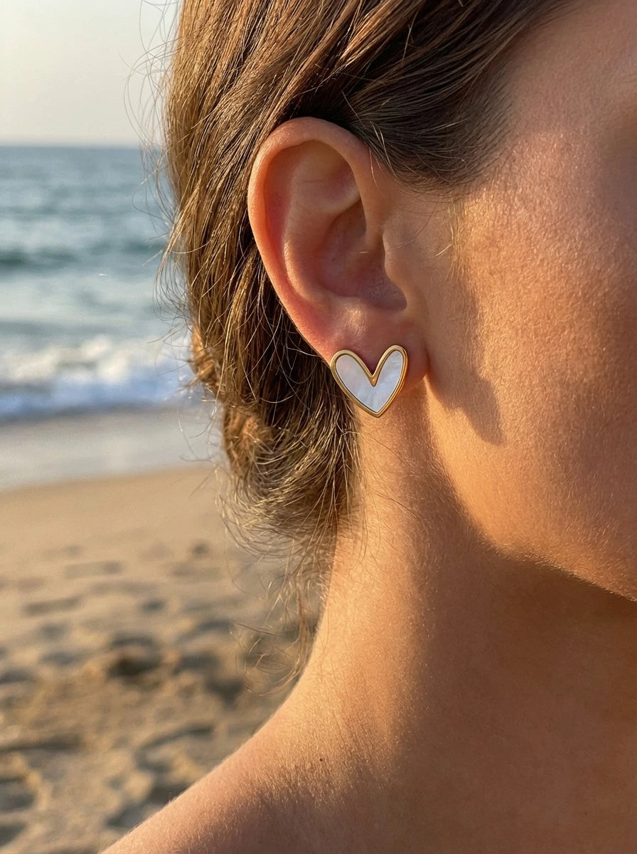 Boucles d’oreilles en acier inoxydable