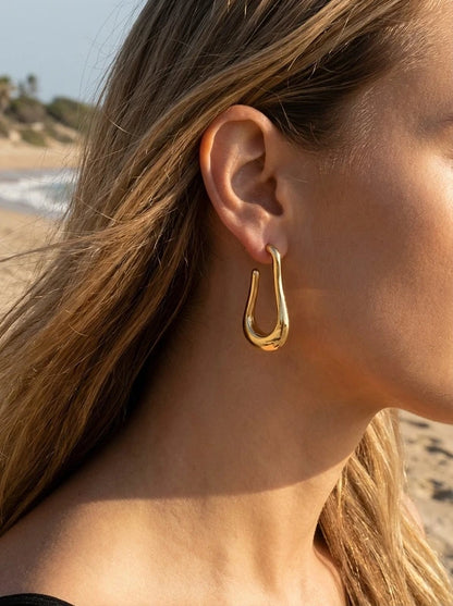 Boucles d’oreilles en acier inoxydable
