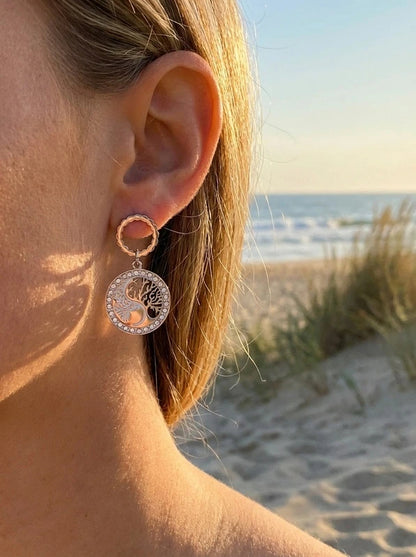 Boucles d’oreilles en acier inoxydable