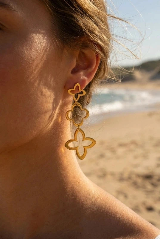 Boucles d’oreilles en acier inoxydable