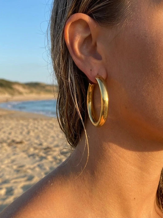 Boucles d’oreilles en acier inoxydable