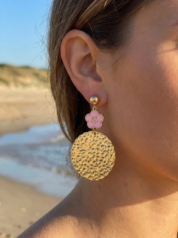 Boucles d’oreilles en acier inoxydable