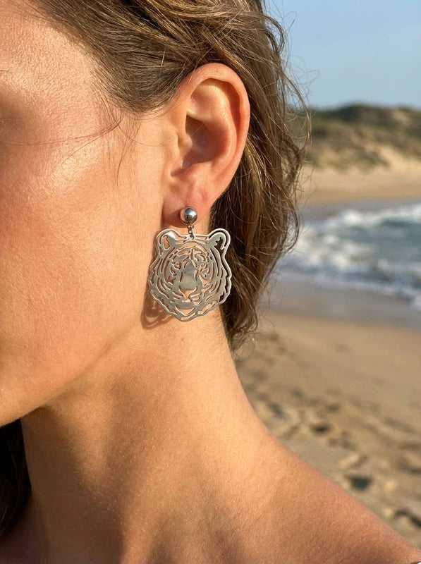 Boucles d’oreilles en acier inoxydable
