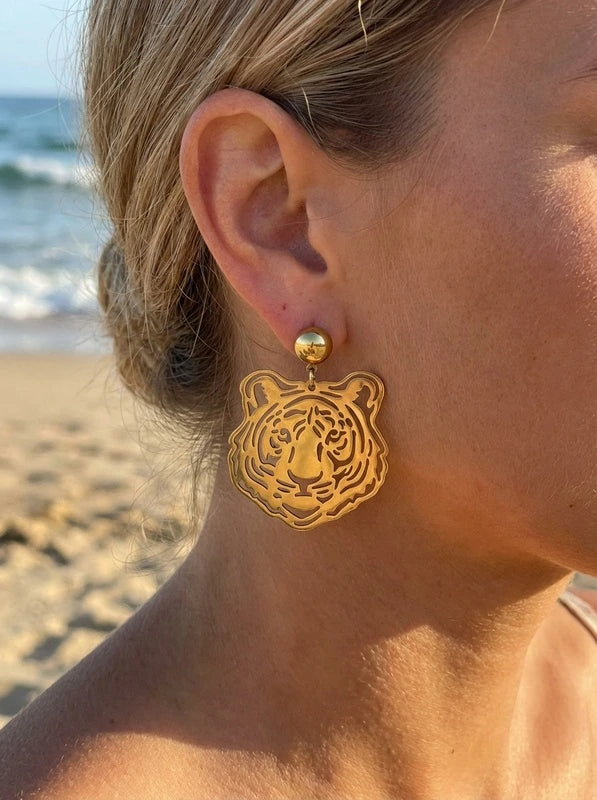 Boucles d’oreilles en acier inoxydable